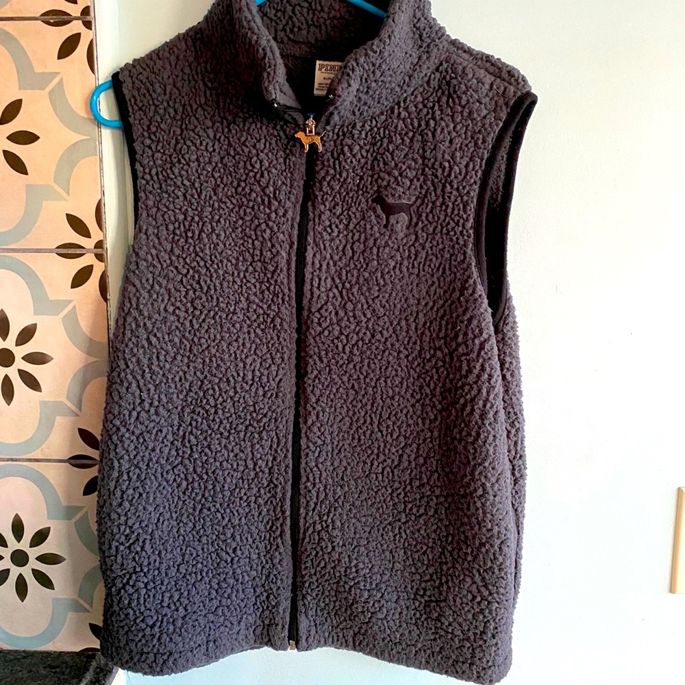 Grey Sherpa vest